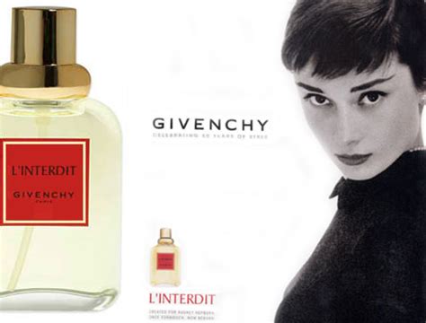 audrey hepburn parfum givenchy|l interdit by givenchy.